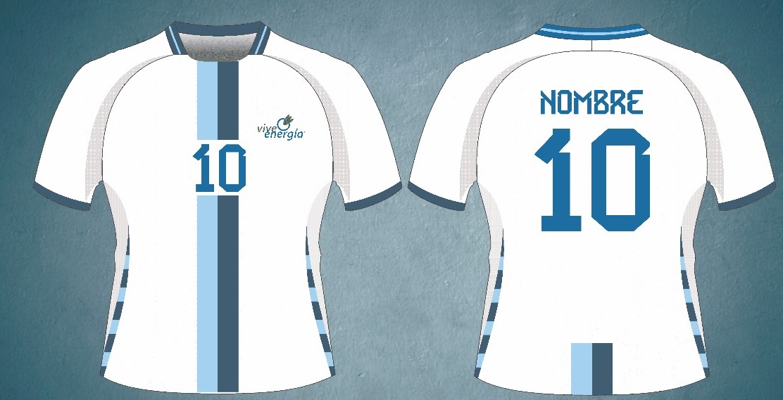 PLAYERA DE FUTBOL MANGA CORTA SUBLIMADA EN TELA MANCHESTER Y ACANALADA EN LOS INSERTOS PARA LA MEJOR TRANSPIRACION
